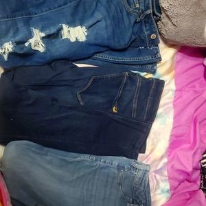 3 pairs size 11 Hollister jeans